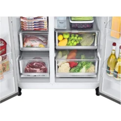 LG GSLV91MBAD Amerikanischer Side-by-Side Mit Wasser- Und Eisspender - No Frost Total No Frost - Multi Airflow System - 635 Liter, Edelstahl -Küchen Profi b9342d948e90ab959042378c10aa2e59
