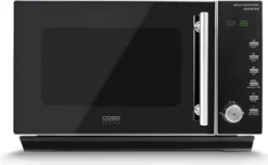CASO | MIG25 Ceramic 2-in-1 Mikrowelle Mit Grill | Keramikboden Und Inverter-Technologie, 900 W, 1000 W Grill, 25 L, Design Edelstahl, Verspiegelt -Küchen Profi ba08115bda69fd53d327f589ea22ebb2