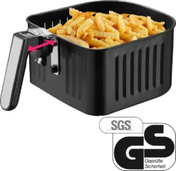 Tectake Heißluftfritteuse Ben 10,2 L - Silber -Küchen Profi bb55700e981fb6d06ca1070b3906b885