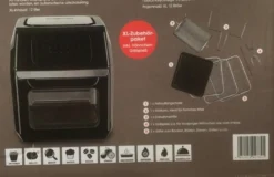 GOURMETmaxx Heißluft-Fritteuse Digital - 12l - 1800W Heißluft Fritteuse Fettfrei 12L Friteuse Airfryer Digital Drehgrill XL Fritöse -Küchen Profi bcdcc940c263314080f53a3f6ea9a3ea