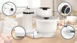 Bosch Küchenmaschine, MUM Serie 2, 700 W, Weiß MUMS2AW21 -Küchen Profi bd9baf757fd769b97cbac48e76a28161