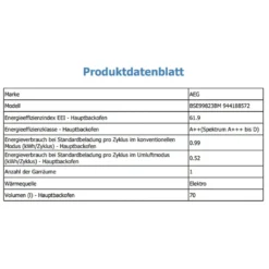 AEG - BSE99823BM - SteamPro Multi-Dampfgarer - SouisVide - WIFI -Küchen Profi bda6129e693b0f2c84553f6d42308742