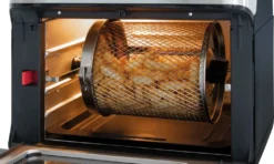 ProfiCook PC-FR 1200 H Heißluft-Fritteuse, 9 Automatikprogramme Inkl. Variabler Zeit Und Temperatureinstellung, Kapazität: Ca. 11 Liter, 4 Einschubhöhen Für Optimale Backergebisse, Edelstahl-schwarz -Küchen Profi bde8b9f6f9047d9c730566f1edd0b25a