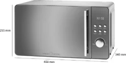 ProfiCook Mikrowelle Mit Grill PC-MWG 1175, 20 Liter Garraum, 1.000 Watt Grill, 800 Watt Mikrowelle, Verspiegelte Glasfront -Küchen Profi be284724780e7391f01f52b8999004fe