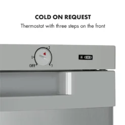 Klarstein Garfield XXL Gefrierschrank , , 81 Liter Gesamtvolumen , 3 Durchsichtige Boxen , Thermostat Mit 3 Stufen , Höhenausgleichende Füße , 39 DB , Silber -Küchen Profi be4536d53c5fb73861ad0ddc3bb907fa