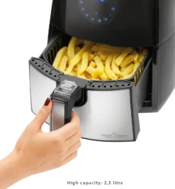 ProfiCook Heißluft-Fritteuse PC-FR 1147, Öl- Und Fettfrei, 7 Frittierprogramme + Variables Zeitprogramm, 2, 5 Liter, LED-Display, 1500 Watt 9 ProfiCook Heißluft-Fritteuse PC-FR 1147, Öl- Und Fettfrei, 7 Frittierprogramme + Variables Zeitprogramm, 2, 5 Liter, LED-Display, 1500 Watt -Küchen Profi bee6b8a225b06b7888edb064647e942b