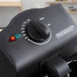 Monzana Fritteuse 3 L Edelstahl Temperaturregler Bis 190°C Sichtfenster Spülmaschinengeeignet 2000 W Filter Kontrollleuchte Küche Kaltzonen-Fritteuse -Küchen Profi bf42f9280ef92e1bb5667e146160646c
