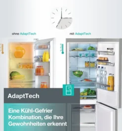 Gorenje NRK61CAXL4 Kühl-Gefrierkombination - NoFrostPlus - Inverter-Kompressor - FastFreeze - 185 Cm - Kühlteil 220 L - Gefrierteil 106 L - Inox-Look -Küchen Profi bf6b73664ae5c291e72df7b476bb033c