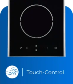 Exquisit Kochfeld EKC 301-3.1 R | Glaskeramik | Touch Control | 2 Kochstellen | Edelstahlrahmen | 3000 W -Küchen Profi c2f73dd7a03ba8462ddfa0d38e7bd540