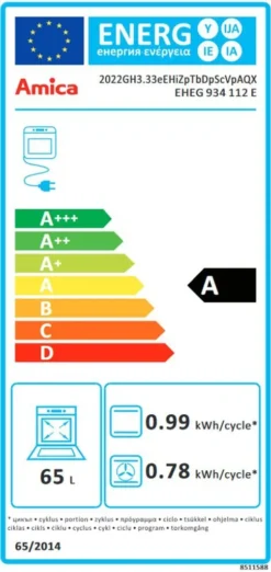 Amica - EHEG 934 112 E - Einbau-Herdset - Gas - Edelstahl -Küchen Profi c316a0e62d1d4ad27ed59aa46da88640