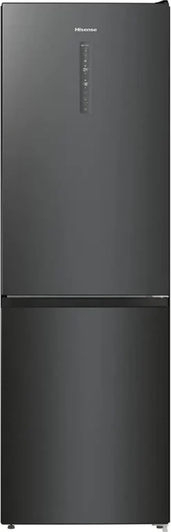 Hisense RB424N4CFC Kühl-/Gefrierkombination - Total No Frost - Metal Cooling - 326 Liter Gesamtvolumen - CrispZone - Super Cool - Extra Space - Chrom-Weinregal -Küchen Profi c3a7da6a5976461b2fa7b42c0c27071b