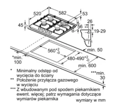 HERDSET Bosch Backofen 2-fach Teleskopauszug Mit Gaskochfeld - Autark, 60 Cm NEU -Küchen Profi c3b0f434497a3971801921cc29ab5e1a