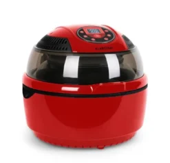 VitAir Turbo Heißluftfritteuse Rot-schwarz 1400W Grillen Backen 9l -Küchen Profi c3cb8a2a05032d6d163f529733dc82a3