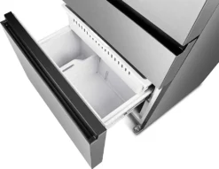 Hisense RF540N4SBI2 Side-by-Side Kühl-Gefrierkombination - Freistehend - Edelstahl-Look - 480 Liter Gesamtvolumen - LED-Display - LED-Innenbeleuchtung - TotalNoFrost - Multi Air Flow - CrispZone -Küchen Profi c5f37b335f5a97f189d833c192d8f8c5