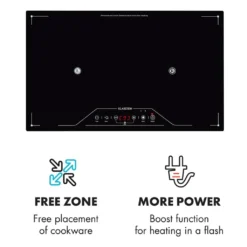 Deejay Freizonen-Induktionskochfeld 3500 W Glaskeramik Touch Schwarz -Küchen Profi c6e6c51d73a15dd9049006341fc411c8