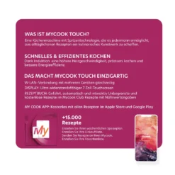 Küchenmaschine Taurus MYCOOK TOUCH 1600W Integrierte Wi-Fi-Verbindung 15 Küchenmaschine Taurus MYCOOK TOUCH 1600W Integrierte Wi-Fi-Verbindung -Küchen Profi c7c4a535d23cf6700698c4e11068e6fa