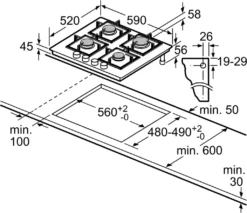 Siemens Gaskochfeld IQ300 EN6B6PB90 Kochstelle Gas Autark 60cm -Küchen Profi c7fcc53ecf678dc92ca10d16423c8d07