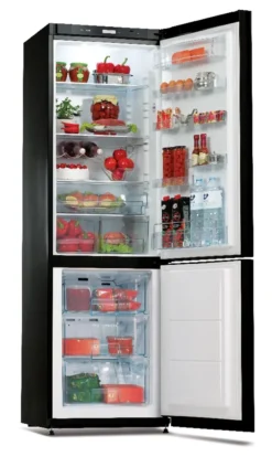 KLUGMANN Kühlschrank KFF185BGL Elegant Glas Schwarz () 185cm Hoch -Küchen Profi c876a70de0e97bc7e45cdda927f7aa44