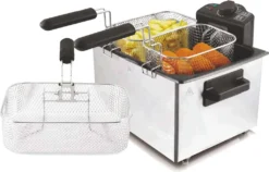 Edelstahl Doppel-Fritteuse 5 Liter EPIQ 80000703 -Küchen Profi c983d7d4f48c990c141300b96b1f26c7