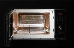 Amica EMW 13170 S, 20 L Einbaumikrowelle Mit Grill, Schwarz -Küchen Profi c9f512af456d7bda1a68c2e945484efd