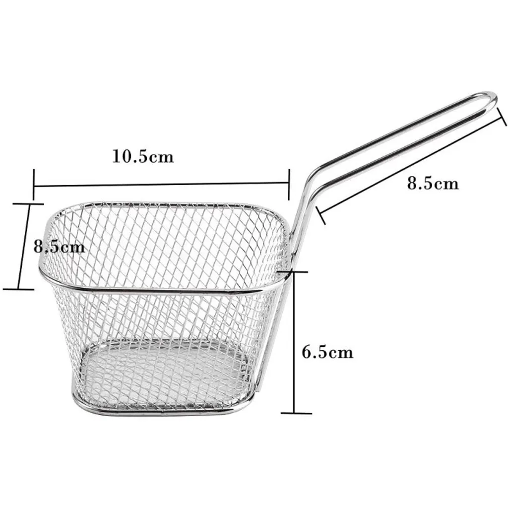 8 Stücke Frittierkorb Klein Servierkörbchen Für Pommes Mini Pommes Körbchen Pommeskörbchen Edelstahl Friteusenkorb Frittierkörbchen Zum Servieren Für Pommes Frites Garnelen Zwiebelringen 8 8 Stücke Frittierkorb Klein Servierkörbchen Für Pommes Mini Pommes Körbchen Pommeskörbchen Edelstahl Friteusenkorb Frittierkörbchen Zum Servieren Für Pommes Frites Garnelen Zwiebelringen – Bild 6