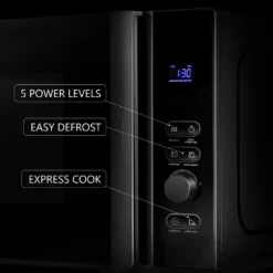 Toshiba MV-AM20T(BK) Schwarz Mikrowelle 20 L 800 W Digitale Steuerung -Küchen Profi cacb31d4ebe9b8b6cbdffbb6753fd400