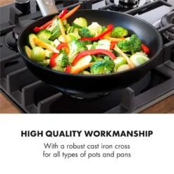 Klarstein Ignito 4 Zonen Gaskochfeld - 4-flammig Aus Glaskeramik, New Edition, Autark, 60cm, Sabaf-Brenner, Erdgas/Propangas, Sicher Mit Abschaltautomatik, Topfträger Aus Gusseisen, Einbau, Schwarz 17 Klarstein Ignito 4 Zonen Gaskochfeld - 4-flammig Aus Glaskeramik, New Edition, Autark, 60cm, Sabaf-Brenner, Erdgas/Propangas, Sicher Mit Abschaltautomatik, Topfträger Aus Gusseisen, Einbau, Schwarz -Küchen Profi cacd3e4153e81c6cdf2d18c7f17075ca