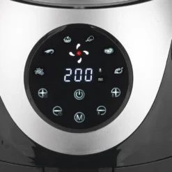 MAXXMEE Heißluft-Fritteuse Digital - 3 Liter Fassungsvermögen - Schwarz/silber -Küchen Profi cb03266b93d04d81c5f2ef188326a08f