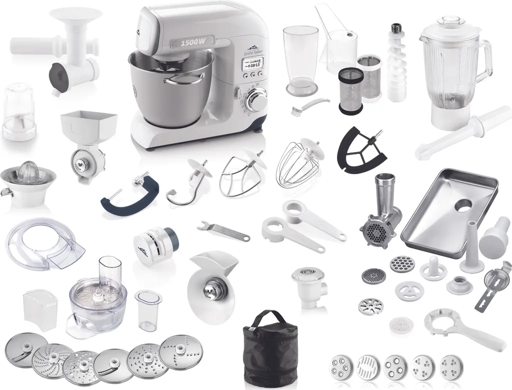 Küchenmaschine GRATUS KULINER II ETA003890020, 1500 W, Ganzmetallausführung, Stufenlose Drehzahlstellung, Planeten-Rührwerk, PULSE Funktion, LCD-Display 3 Küchenmaschine GRATUS KULINER II ETA003890020, 1500 W, Ganzmetallausführung, Stufenlose Drehzahlstellung, Planeten-Rührwerk, PULSE Funktion, LCD-Display