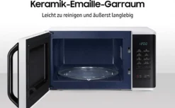 Samsung Mikrowelle MS23K3513AW/EG Quick Defrost 800 W Keramik-Emaille-Innenraum -Küchen Profi cc2bd3195b3a34d7b1baee364170bd5d