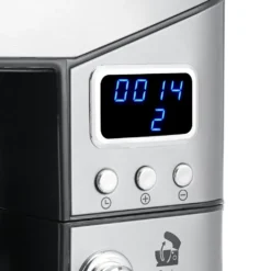 OSMOND 6Gang 5L Küchenmaschine Knetmaschine 1300W LCD StandMixer Edelstahl Rührschüssel Edelstahlschüssel Teigmaschin - Silber -Küchen Profi cc948b0f71cb54a7358ef82edebd5e23