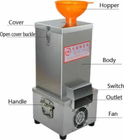 Elektrische Knoblauchschäler Automatischer Knoblauchschälmaschine Für Haush Restaurant 25KG/H -Küchen Profi cca50b9339500b373965cee75f862385