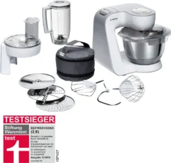 Bosch MUM58W20 CreationLine Küchenmaschine MUM58W20 Weiß/silber -Küchen Profi ccc49b1571788d33b5003b888fd638d9