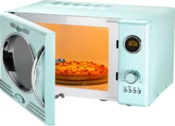 Melissa 16330122 CLASSICO Retro Mint Baby Blue 25 Liter Mikrowelle Mit Grill -Küchen Profi cd77344272b6d2bbbe19efa8a9188eb9