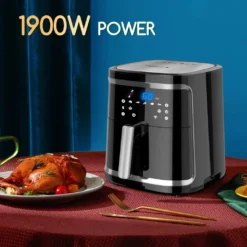 Aigostar Cube Smart - 7L Intelligente Heißluftfritteuse, Friteuse Heissluft 1900 W Heissluftfriteuse, 7 Programmen, Warmhalten, 20 Rezepte, Ohne Öl -Küchen Profi cf1aab73036160ba2df3337e3be3a5a6