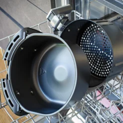 Monzana Heißluftfritteuse Digitales Touch-Display 3,6 L Ohne Öl Fett 6 Programme 1500 W Küche Fritteuse Heißluftofen Schwarz -Küchen Profi cf79938d5f4992efc8f41523dca32edb