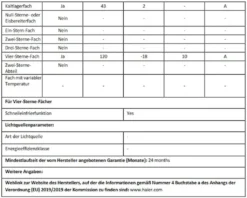 Haier CFE735CWJ Kühl-Gefrier-Kombination Total No Frost In Weiß -Küchen Profi d061237ef0ca00bdb1466b9721f27f1e