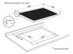 SET BOSCH Einbau-Backofen Mit Induktionskochfeld - Autark, 60cm -Küchen Profi d16d08a6c2e992b68f21ce1000d2abc9 2