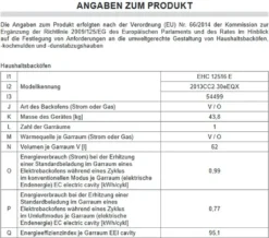 Amica - Set EHC 12516 E, 159755 -Küchen Profi d2453cbf3ba80712d06350767d12d4b9