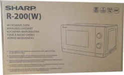 Sharp R200WW Mikrowellen - Weiß / Schwarz -Küchen Profi d3714a74ac7722e86c2f9ba24b69fa4f