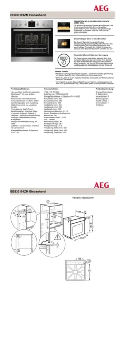 AEG - Kombi 3021 (EES33102ZM + HE604062XB) - Einbau-Herdset - Edelstahl 27 AEG - Kombi 3021 (EES33102ZM + HE604062XB) - Einbau-Herdset - Edelstahl -Küchen Profi d3bd67f6426d9603a9ace936f0aeff73