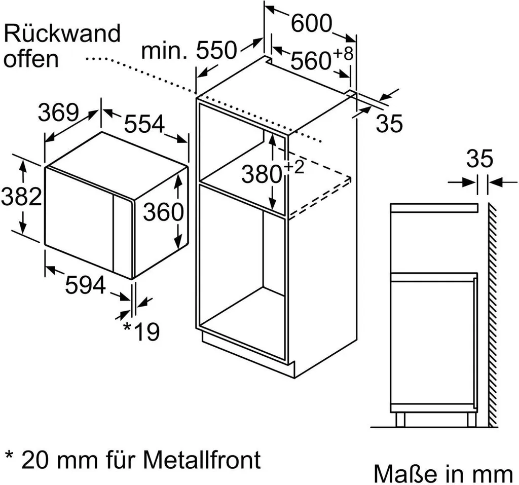 NEFF CONSTRUCTA CC4P91262 Einbau-Mikrowelle / Glas 7 NEFF CONSTRUCTA CC4P91262 Einbau-Mikrowelle / Glas – Bild 5
