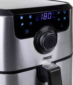 Princess Aerofryer Smart 1500 W 4,5 L Silbern -Küchen Profi d468b794cf737367c303cc9276b9557e