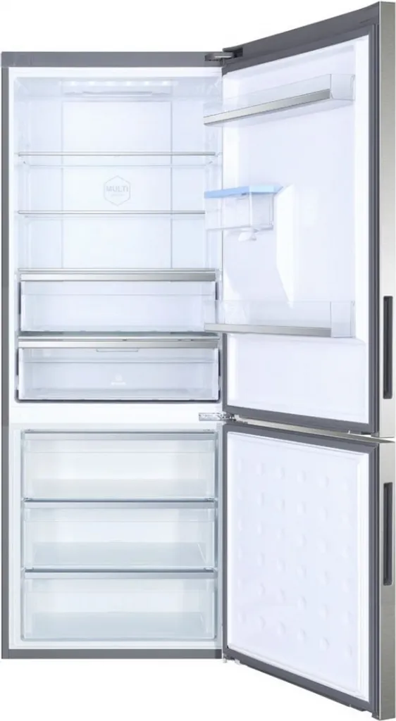 Haier Kühl/Gefrier-Kombi C3FE-744CMJW - Farbe: Silber - Nettoinhalt Kühlen: 274 Liter - Nettoinhalt Gefrieren: 136 Liter - H X B X T Ca. 190 X 70 X 68 Cm 4 Haier Kühl/Gefrier-Kombi C3FE-744CMJW - Farbe: Silber - Nettoinhalt Kühlen: 274 Liter - Nettoinhalt Gefrieren: 136 Liter - H X B X T Ca. 190 X 70 X 68 Cm – Bild 2