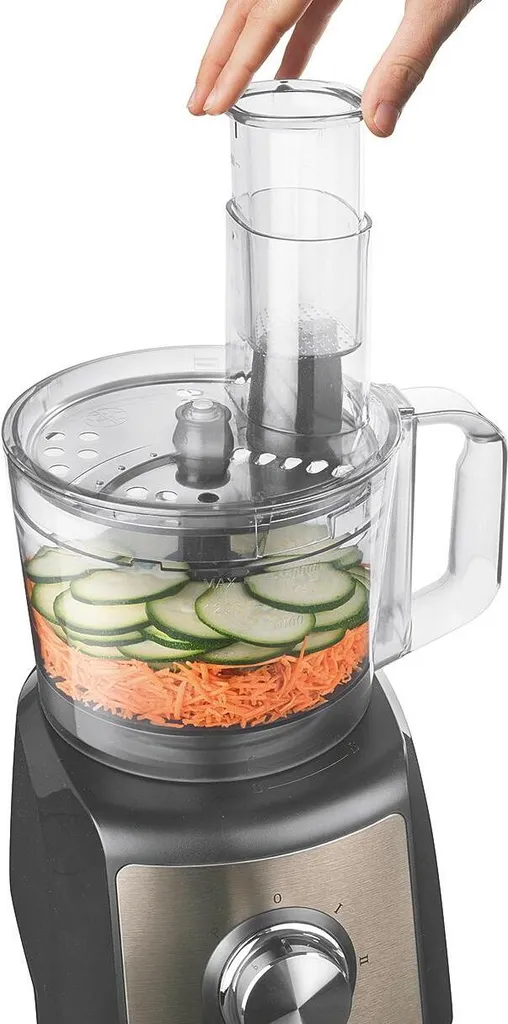 Black & Decker Black+Decker BXFPA1200E - Küchenmaschine 1.200W, Behälter 1,5l, 2 Geschwindigkeiten/Turbo-Funktion, +8 Zubehörteile, Anti-Fingerprint-Edelstahloberflächen, Klingen Und Scheiben Aus Edelstahl 15 Black & Decker Black+Decker BXFPA1200E - Küchenmaschine 1.200W, Behälter 1,5l, 2 Geschwindigkeiten/Turbo-Funktion, +8 Zubehörteile, Anti-Fingerprint-Edelstahloberflächen, Klingen Und Scheiben Aus Edelstahl – Bild 13