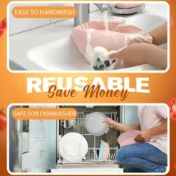 Heißluftfritteuse Matte Silikon Topf Ofen Backblech Gebratene Pizzamatte Ersatz Gril (Rosa) -Küchen Profi d71a29d98fb8b0875993ec553927f227