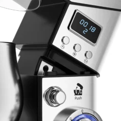 OSMOND 6Gang 5L Küchenmaschine Knetmaschine 1300W LCD StandMixer Edelstahl Rührschüssel Edelstahlschüssel Teigmaschin - Silber -Küchen Profi d7ee3c927e6c5a2c0b1238acf0a4fc91