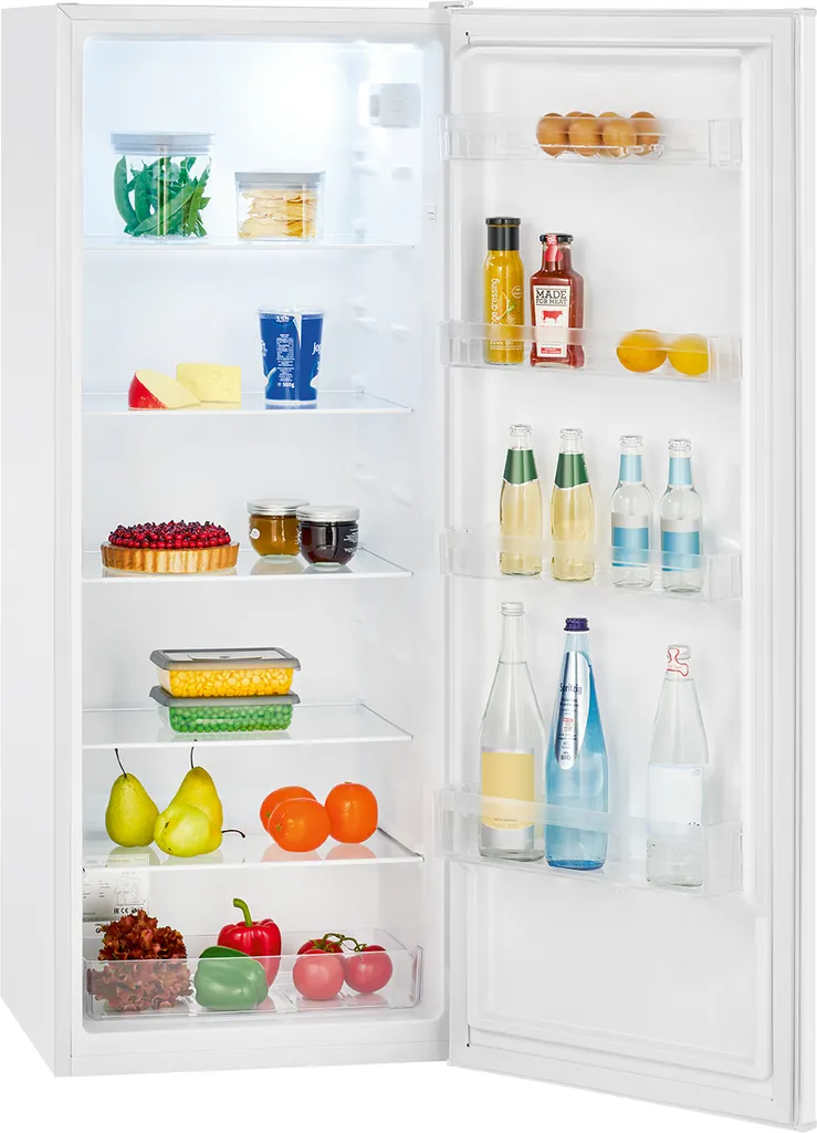 Bomann VS 7339 Vollraumkühlschrank, 242 Liter Nutzinhalt, Temperaturbereich: 0°C +8°C, Türanschlag Rechts, Wechselbar, Weiß 4 Bomann VS 7339 Vollraumkühlschrank, 242 Liter Nutzinhalt, Temperaturbereich: 0°C +8°C, Türanschlag Rechts, Wechselbar, Weiß – Bild 2