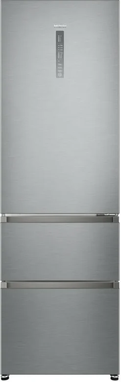 Haier HTR5619ENMG Kühl-Gefrierkombination No Frost Edelstahllook