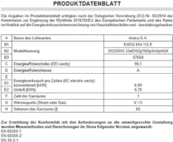 Amica - EHEG 934 112 E - Einbau-Herdset - Gas - Edelstahl -Küchen Profi d9a208e649202fd7e80e45b847916275
